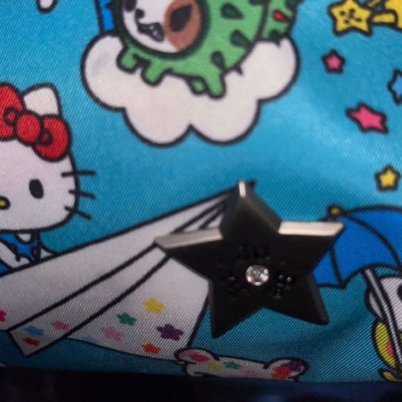 Tokidoki for hellosanrio by Ju x Ju x Be Bop Rainbow Cloud Zipped Baguette. RARE - Picture 6 of 9